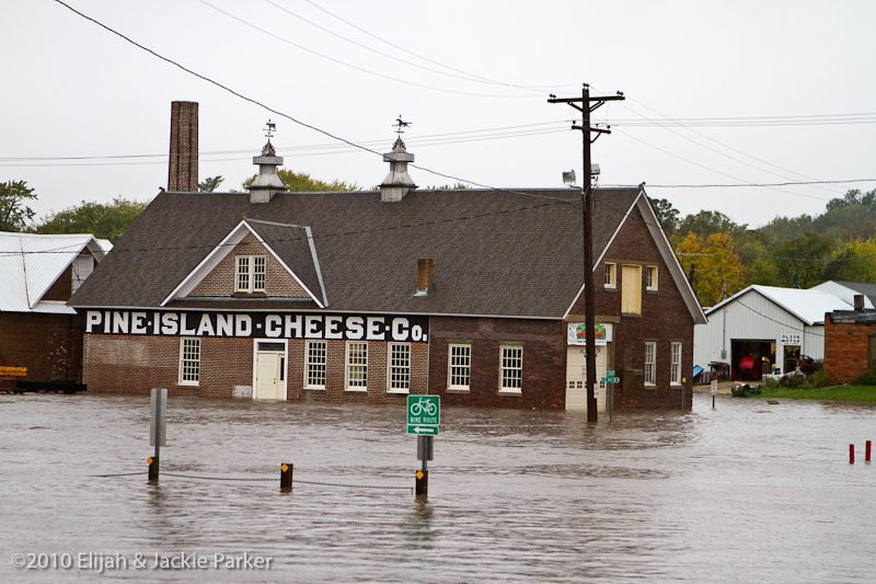 Flooding in Pine Island, MN