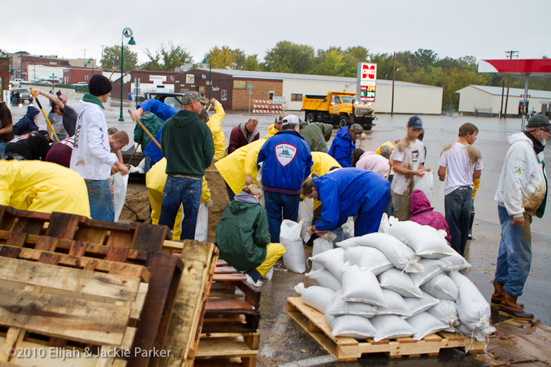 Flooding in Pine Island, MN