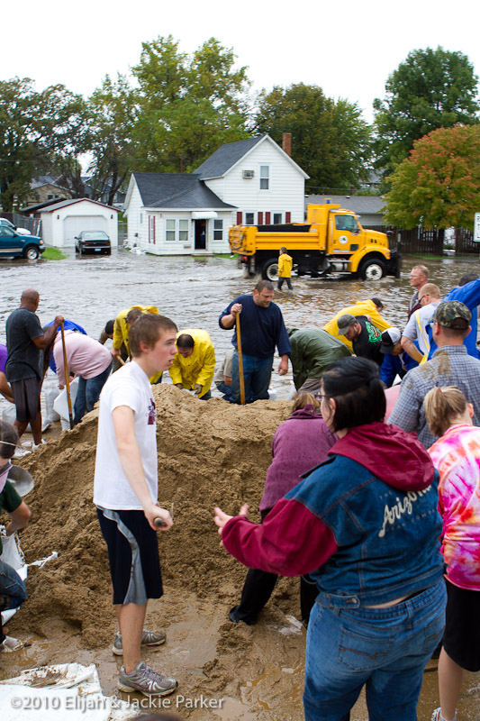 Flooding in Pine Island, MN