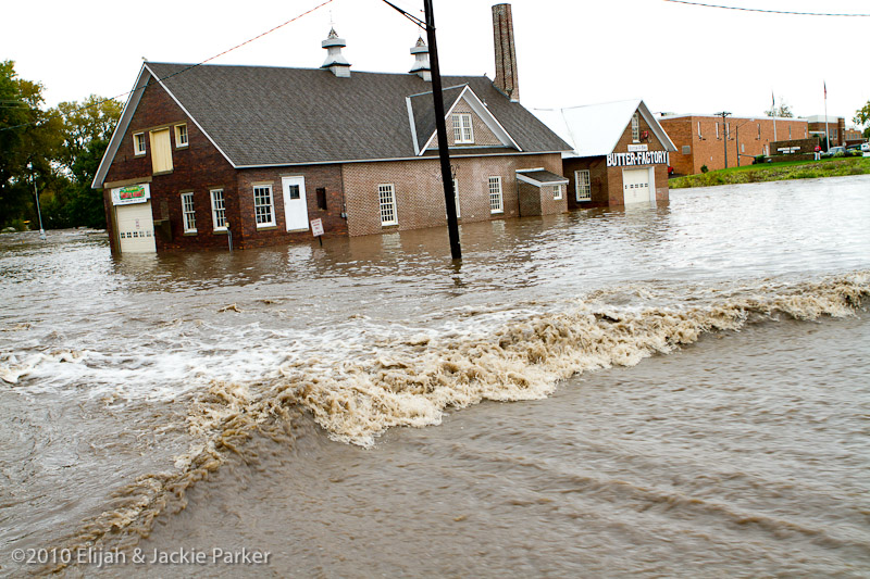 Flooding in Pine Island, MN