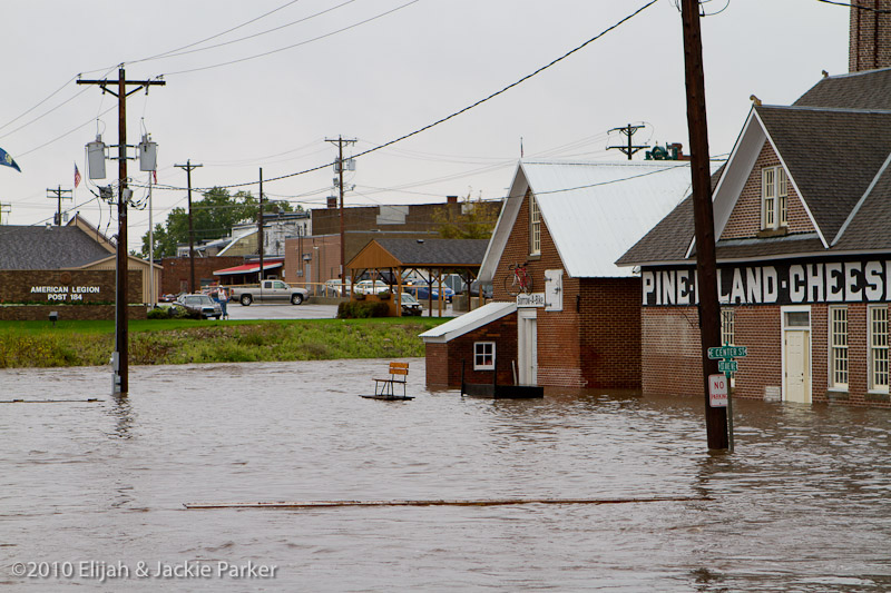 Flooding in Pine Island, MN