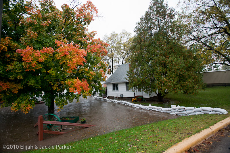 Flooding in Pine Island, MN