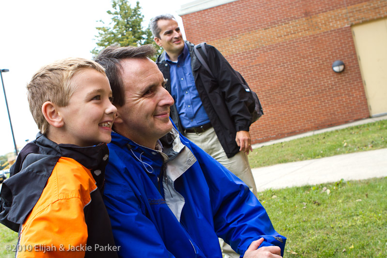 Gov. Pawlenty visits Pine Island, MN